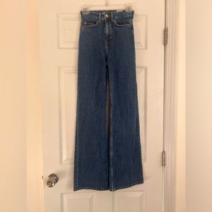 Wide Leg Straight High Waisted H&M Jeans - Size 2